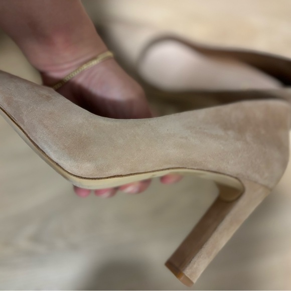 ALDO heels beige suede 7.5 - Picture 7 of 7